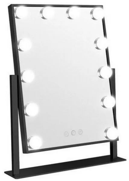 Gillian Jones - Makeup Artist Spiegel mit Touch und LED Schwarz